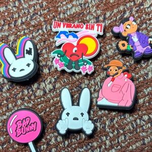 Bad bunny Jibbitz croc accessories